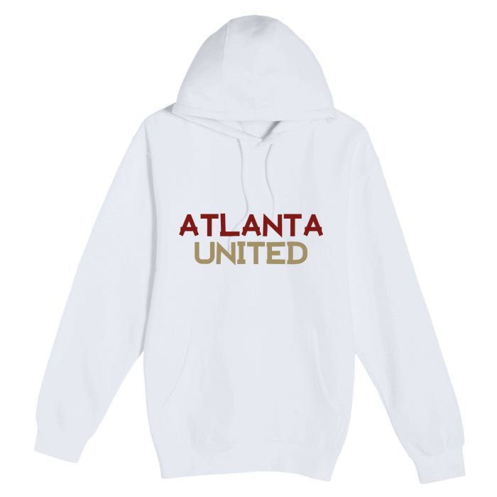 Cool Atlanta United Soccer Team Premium Pullover Hoodie