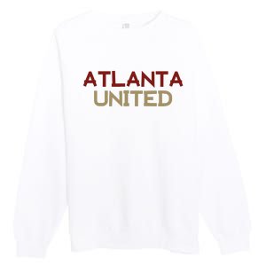 Cool Atlanta United Soccer Team Premium Crewneck Sweatshirt