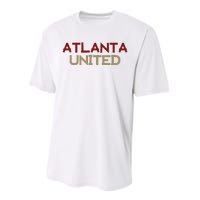 Cool Atlanta United Soccer Team Performance Sprint T-Shirt