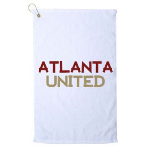 Cool Atlanta United Soccer Team Platinum Collection Golf Towel