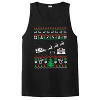 Christmas Ambulance Ugly Sweater Emergency Medical EMT PosiCharge Competitor Tank