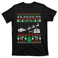 Christmas Ambulance Ugly Sweater Emergency Medical Emt T-Shirt