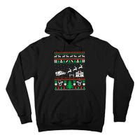 Christmas Ambulance Ugly Sweater Emergency Medical Emt Tall Hoodie