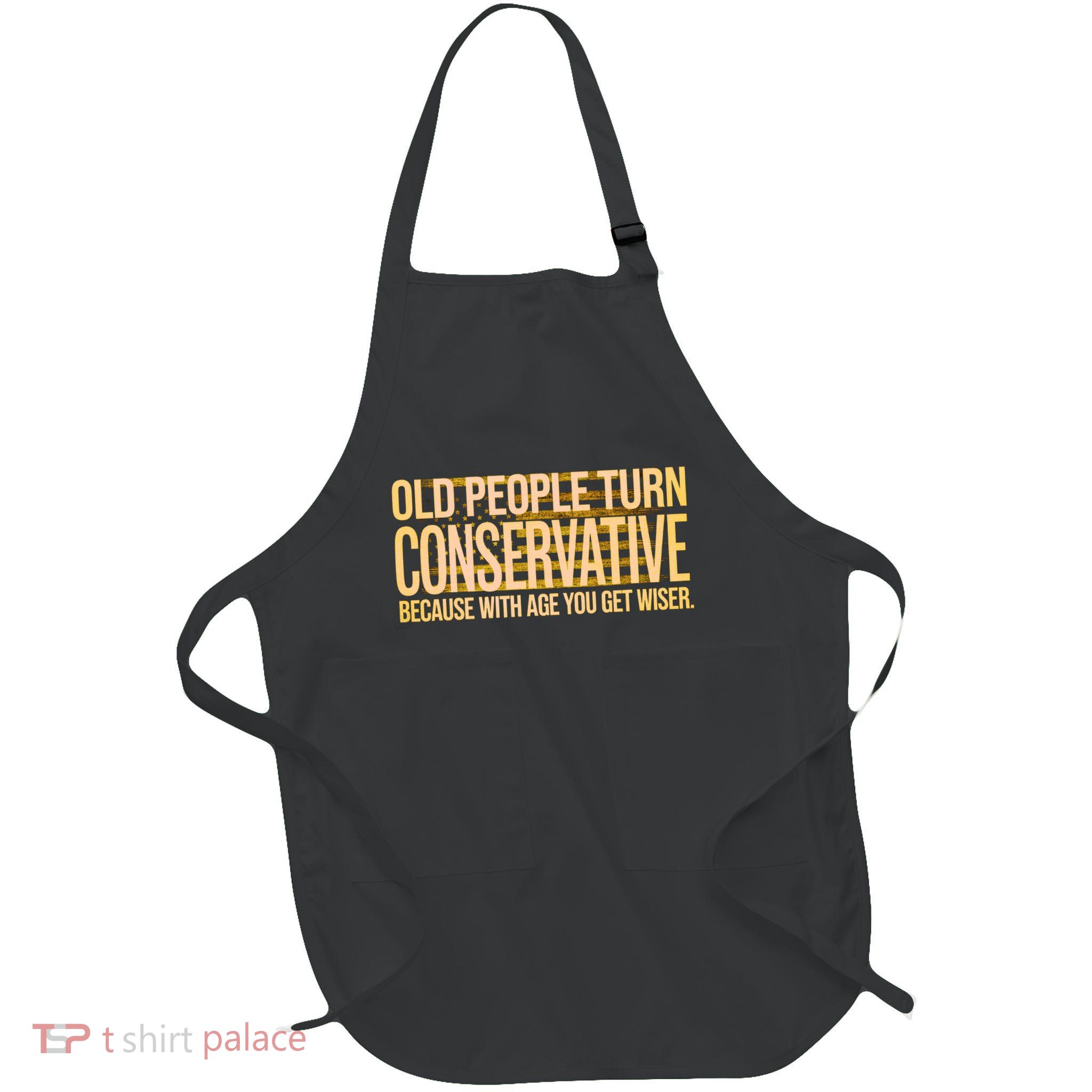 Conservative American Usa American Flag Patriotic Gift Full-Length Apron With Pockets
