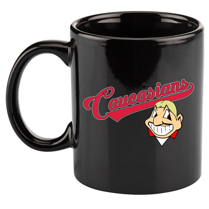 Caucasians 11oz C Handle Ceramic Mug