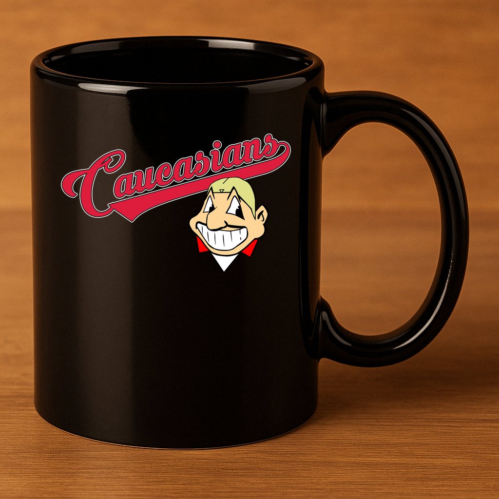 Caucasians 11oz C Handle Ceramic Mug