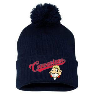 Caucasians Pom Pom 12in Knit Beanie