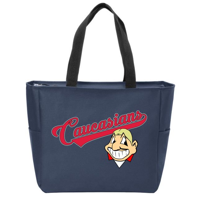 Caucasians Zip Tote Bag
