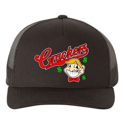 Caucasians Crackers Baseball Money Logo Yupoong Adult 5-Panel Trucker Hat