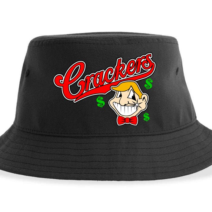 Caucasians Crackers Baseball Money Logo Sustainable Bucket Hat