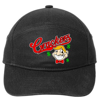 Caucasians Crackers Baseball Money Logo 7-Panel Snapback Hat