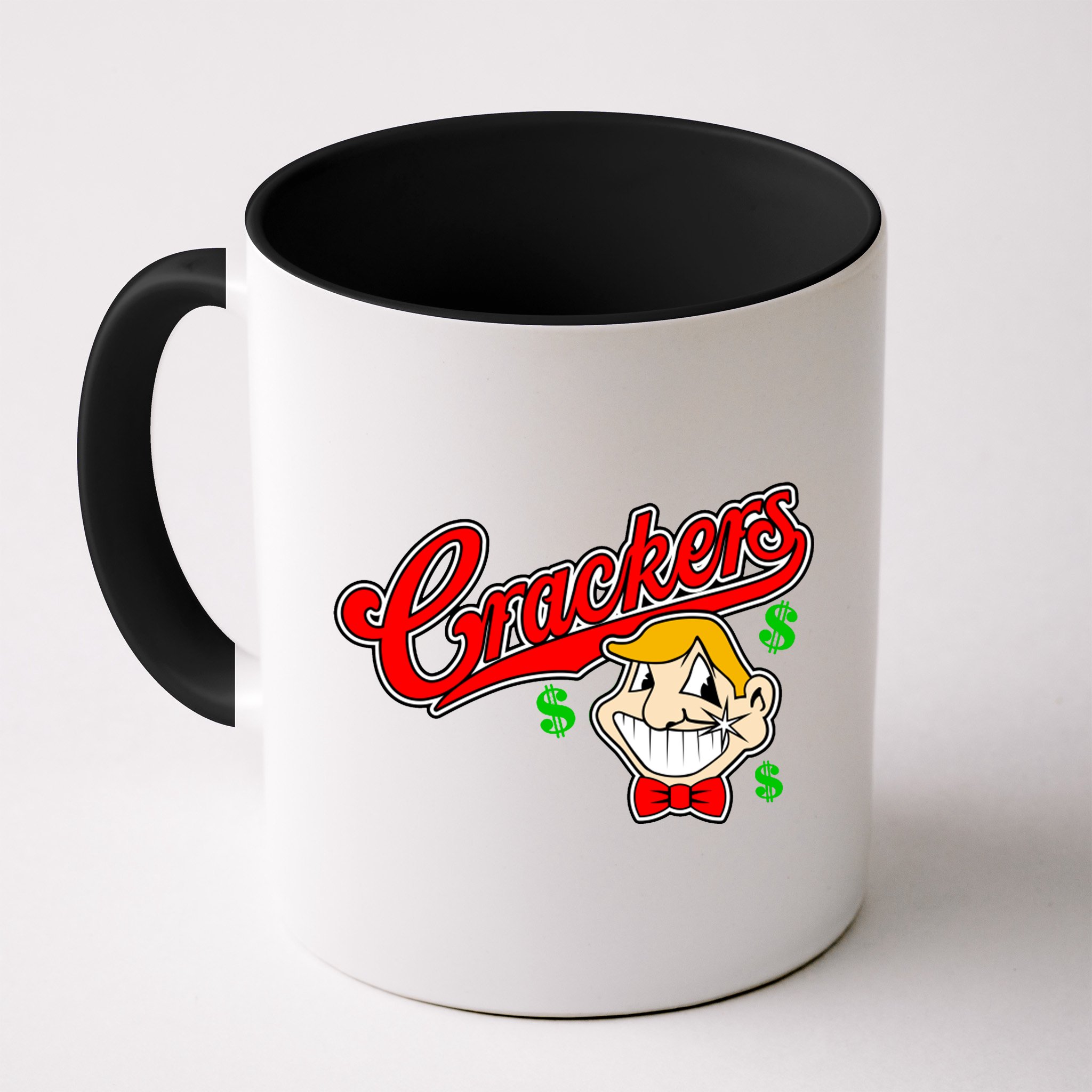 Caucasians Crackers Baseball Money Logo Mug