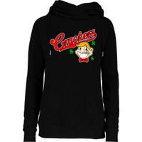 Caucasians Crackers Baseball Money Logo Womens Funnel Neck Pullover Hood