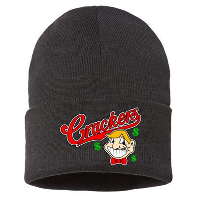 Caucasians Crackers Baseball Money Logo Sustainable Knit Beanie