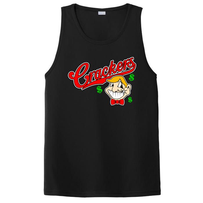 Caucasians Crackers Baseball Money Logo PosiCharge Competitor Tank