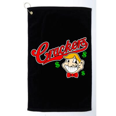 Caucasians Crackers Baseball Money Logo Golf Towel