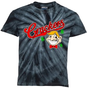 Caucasians Crackers Baseball Money Logo Kids Tie-Dye T-Shirt