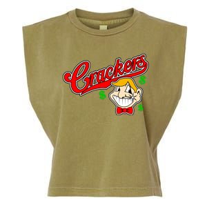 Caucasians Crackers Baseball Money Logo Garment-Dyed Women's Muscle Tee