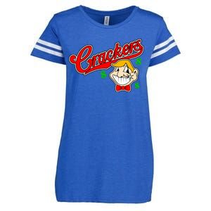 Caucasians Crackers Baseball Money Logo Enza Ladies Jersey Football T-Shirt