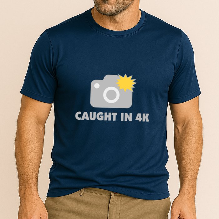 Caught In 4K Cooling Performance Crew T-Shirt
