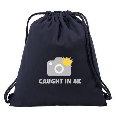 Caught In 4K Drawstring Bag