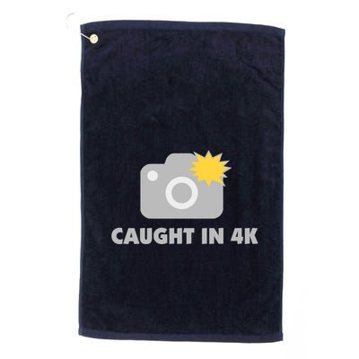 Caught In 4K Golf Towel