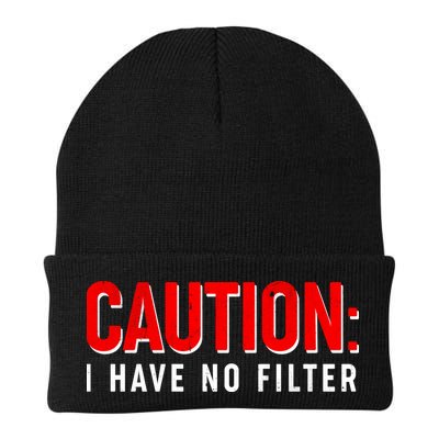 Caution I Have No Filter Beanie