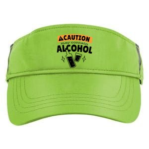 Caution May Contain Alcohol Adult Drive Performance Visor