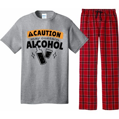 Caution May Contain Alcohol Pajama Set