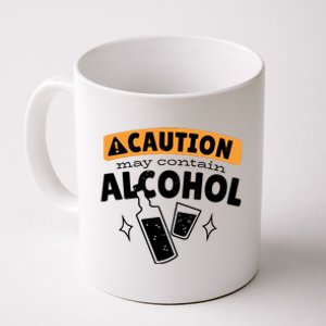 Caution May Contain Alcohol Coffee Mug