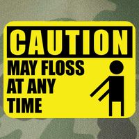 Caution May Floss At Any Time Legacy Tie Dye Trucker Hat