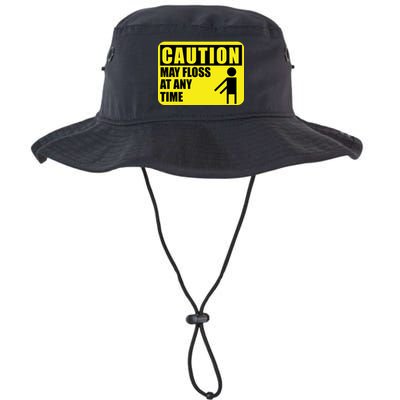 Caution May Floss at Any Time Bucket Hat