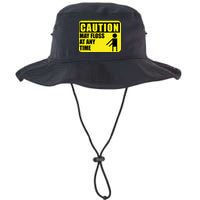Caution May Floss at Any Time Bucket Hat
