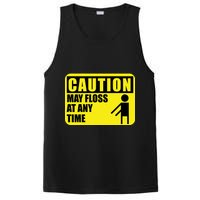 Caution May Floss at Any Time PosiCharge Competitor Tank