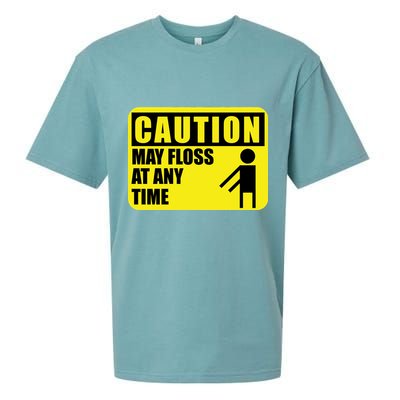 Caution May Floss at Any Time Sueded Cloud Jersey T-Shirt