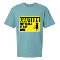 Caution May Floss at Any Time Sueded Cloud Jersey T-Shirt