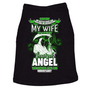 Caution My Wife Will Always Be My Beautiful Angel Hurt Her I Kill You Doggie Tank