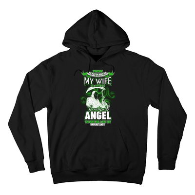 Caution My Wife Will Always Be My Beautiful Angel Hurt Her I Kill You Hoodie