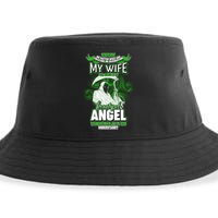 Caution My Wife Will Always Be My Beautiful Angel Hurt Her I Kill You Sustainable Bucket Hat