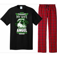 Caution My Wife Will Always Be My Beautiful Angel Hurt Her I Kill You Pajama Set