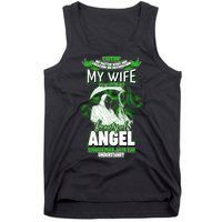 Caution My Wife Will Always Be My Beautiful Angel Hurt Her I Kill You Tank Top