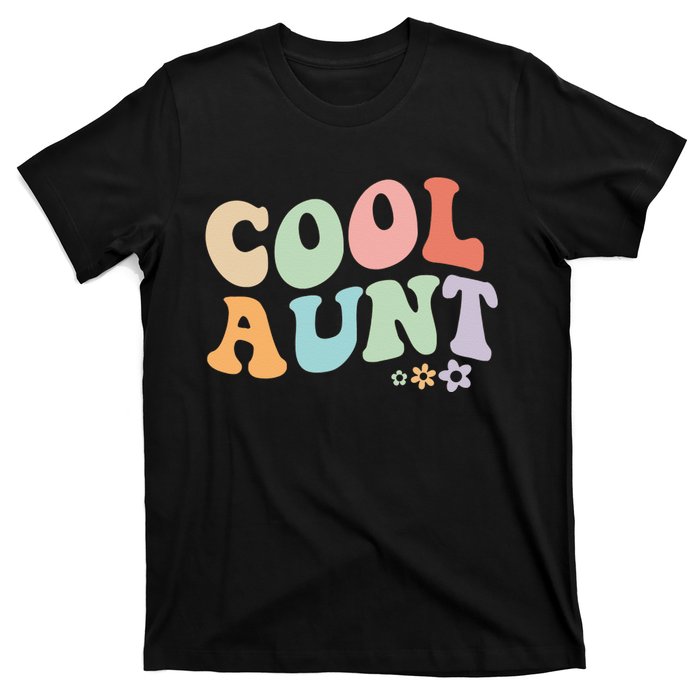 Cool Aunt Vintage Floral Design To Auntie From Niece T-Shirt