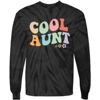 Cool Aunt Vintage Floral Design To Auntie From Niece Tie-Dye Long Sleeve Shirt