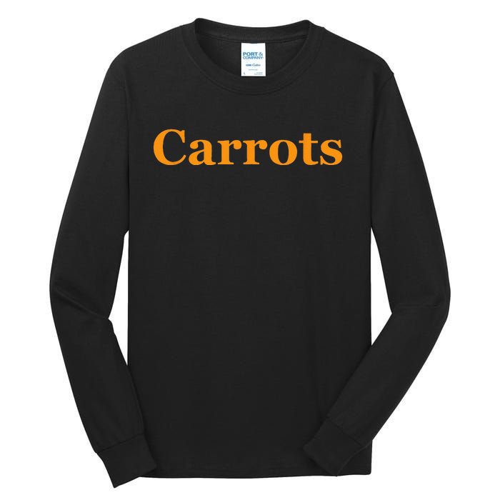 Carrots American Vegetable Tall Long Sleeve T-Shirt