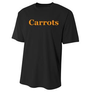 Carrots American Vegetable Performance Sprint T-Shirt