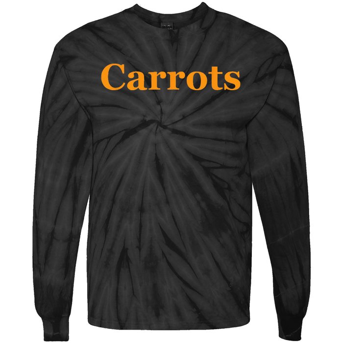 Carrots American Vegetable Tie-Dye Long Sleeve Shirt