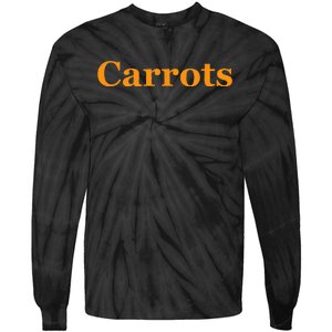 Carrots American Vegetable Tee Tie-Dye Long Sleeve Shirt