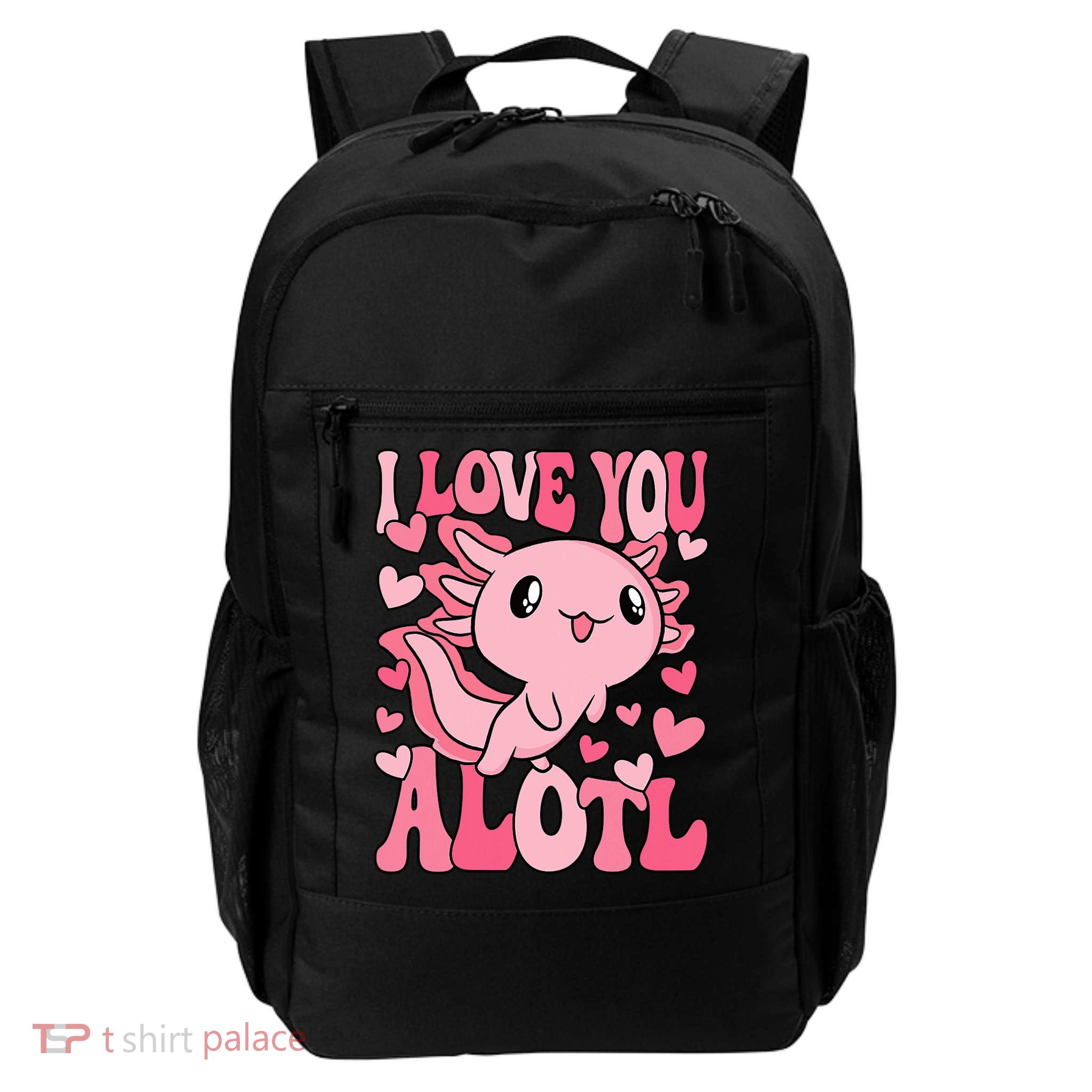 Cute Axolotl Valentines Day Valentine Backpack