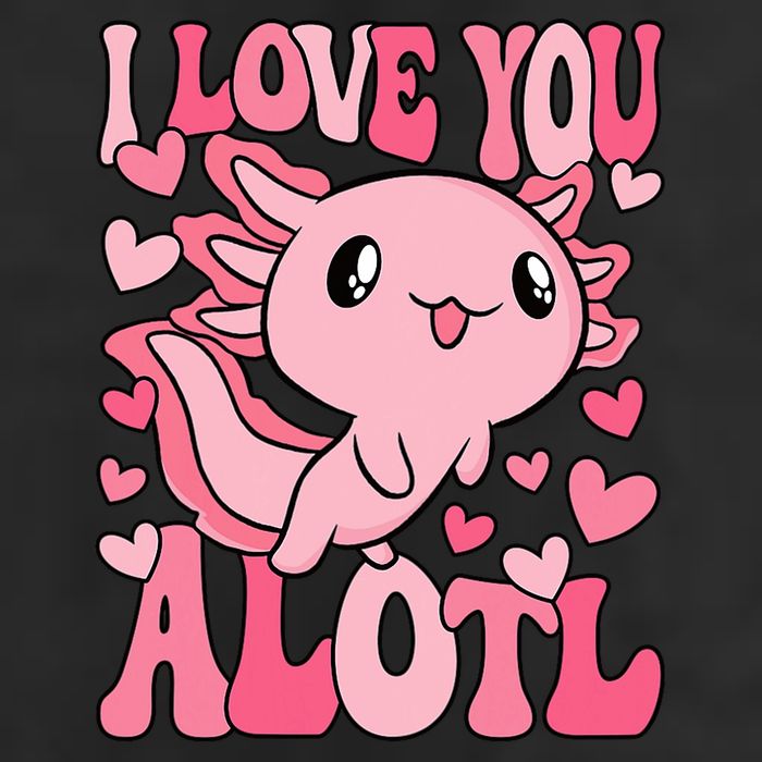Cute Axolotl Valentines Day Valentine Adult Drive Performance Visor