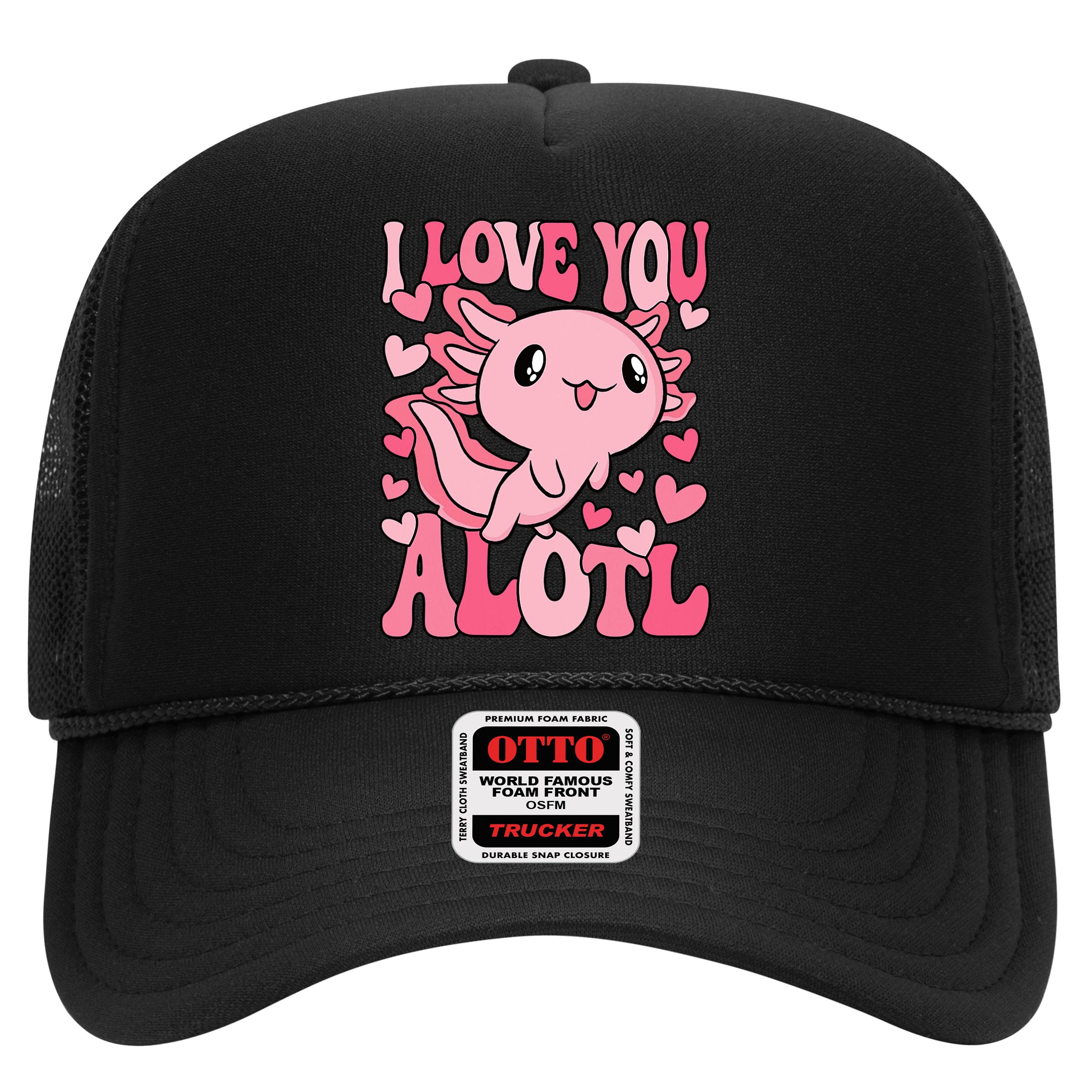 Cute Axolotl Valentines Day Valentine Hat